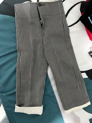 Traje flamenco niño gris y blanco