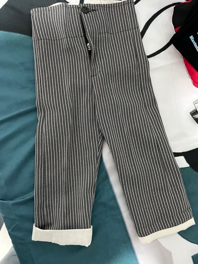 Traje flamenco niño gris y blanco