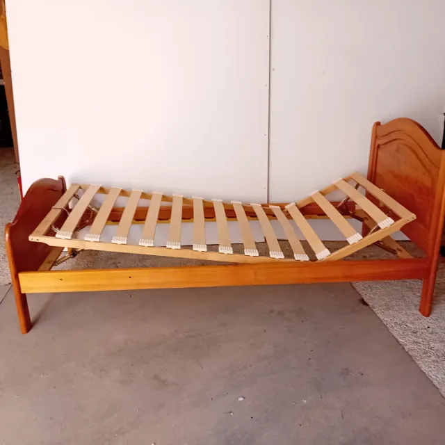 Cama 90x200 con somier articulado