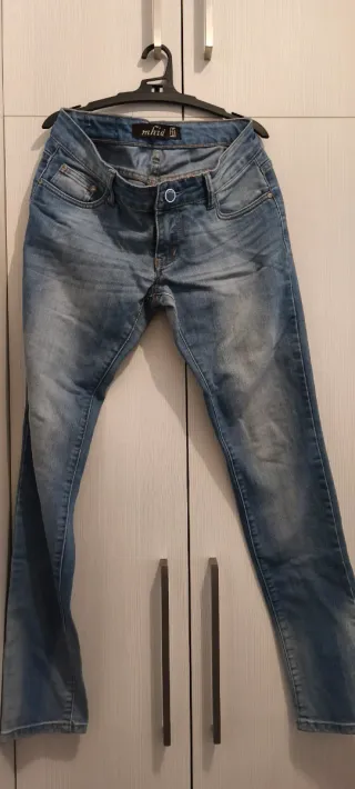 Pantalón vaquero mujer mhid azul