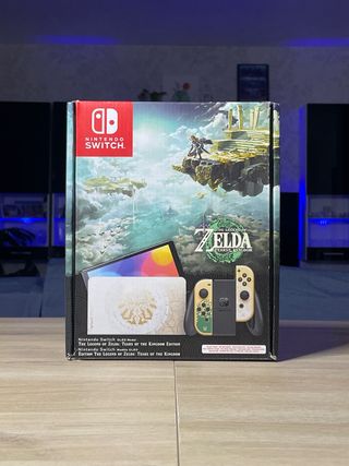 Nintendo Switch OLED Edición Zelda Tears Kingdom