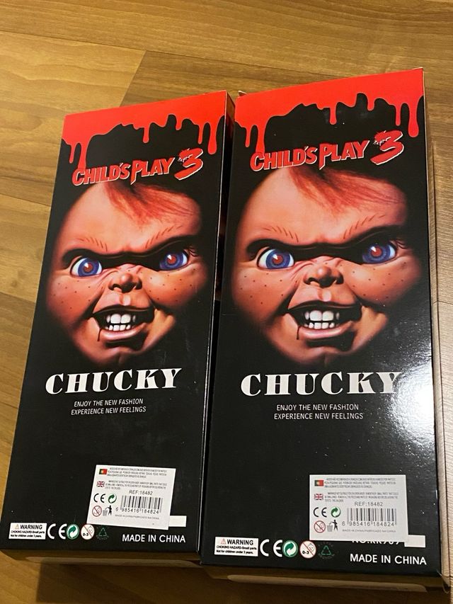 2 Bonecos Chucky e Tiffany Child's Play 3