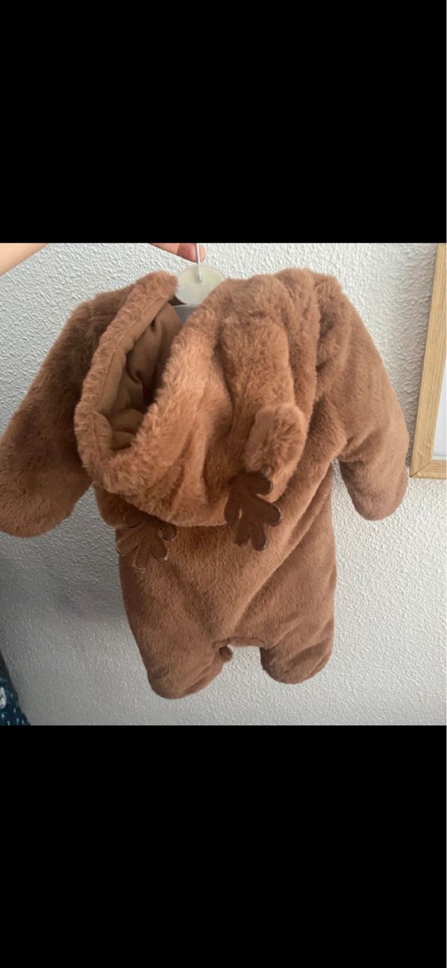 Buzo reno peluche con capucha