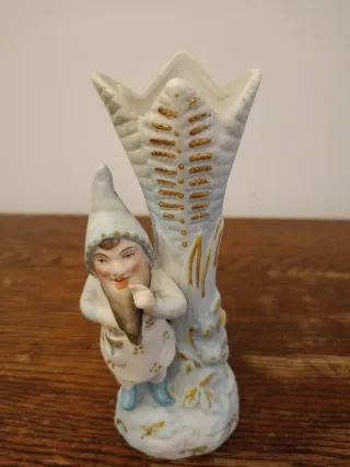 Búcaros antiguos biscuit con elfos (2 unidades)