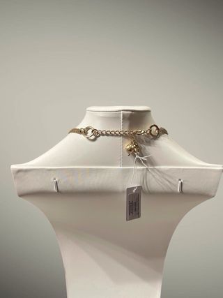 Collana donna multistrato con pietre verdi