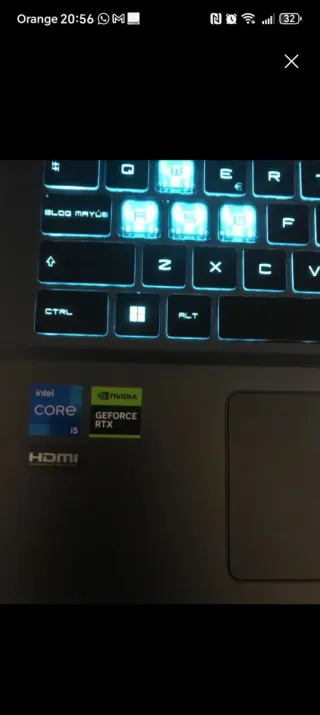 Portátil MSI Thin15 B12UC Negro