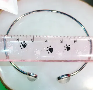 Brazalete Plata 925 Piedra Luna