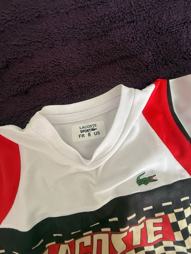 Conjunto chándal Lacoste negro y blanco