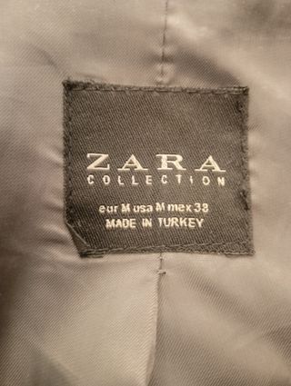 Cappotto Giacca Zara Uomo Nero