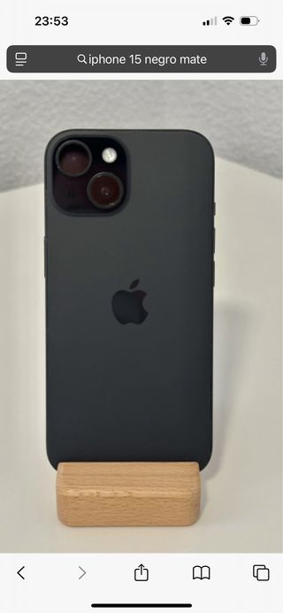 iPhone 15 128GB Nero. Modello esclusivo dual SIM