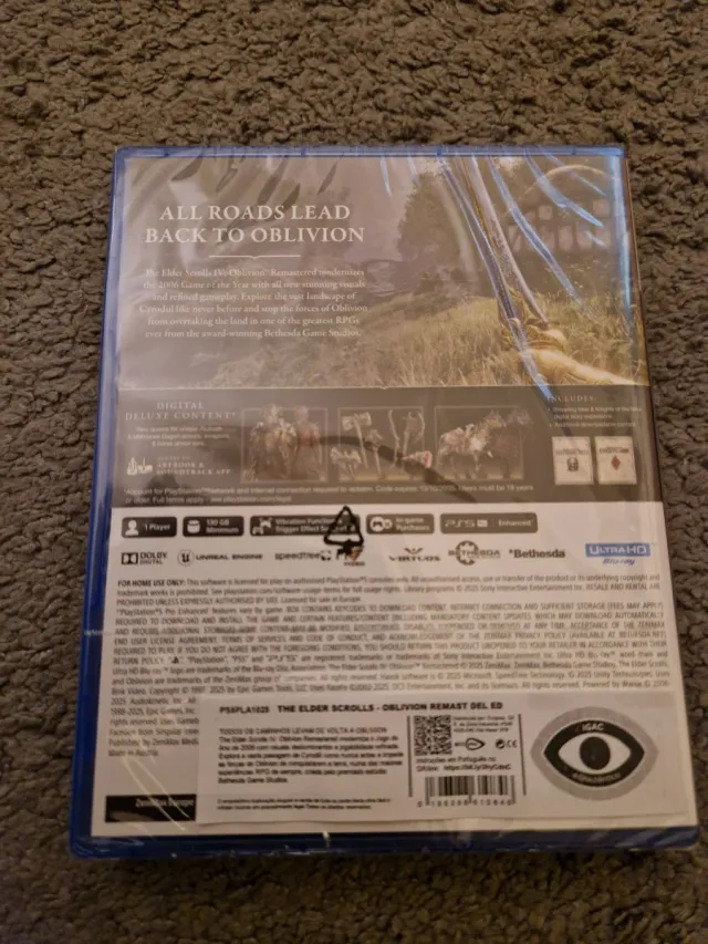 The Elder Scrolls IV Oblivion Remastered PS5