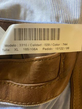 Chaqueta de piel Massimo Dutti marrón