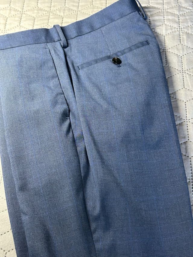 Traje Mango Hombre Azul  Super Slim Fit