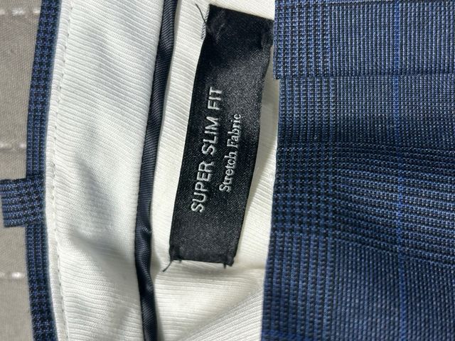 Traje Mango Hombre Azul  Super Slim Fit