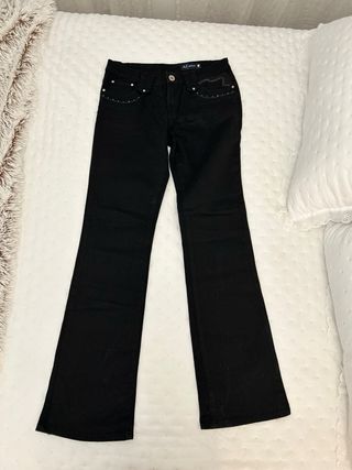 Vaqueros Armani Jeans negros con cristales Talla M