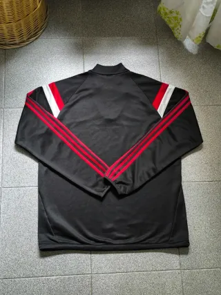 Chaqueta Entrenamiento AC Milan Adidas Negra Roja