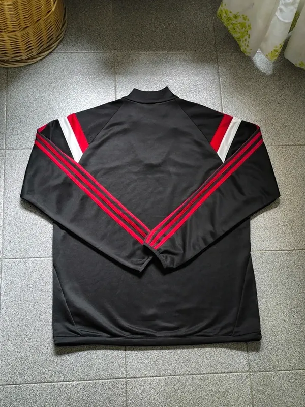 Chaqueta Entrenamiento AC Milan Adidas Negra Roja