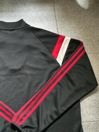 Chaqueta Entrenamiento AC Milan Adidas Negra Roja
