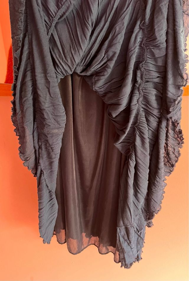 Vestido azul Stradivarius tirantes