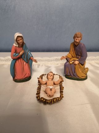 Statua presepe completo Landi Moranduzzo