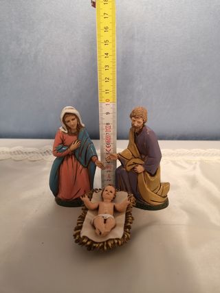 Statua presepe completo Landi Moranduzzo