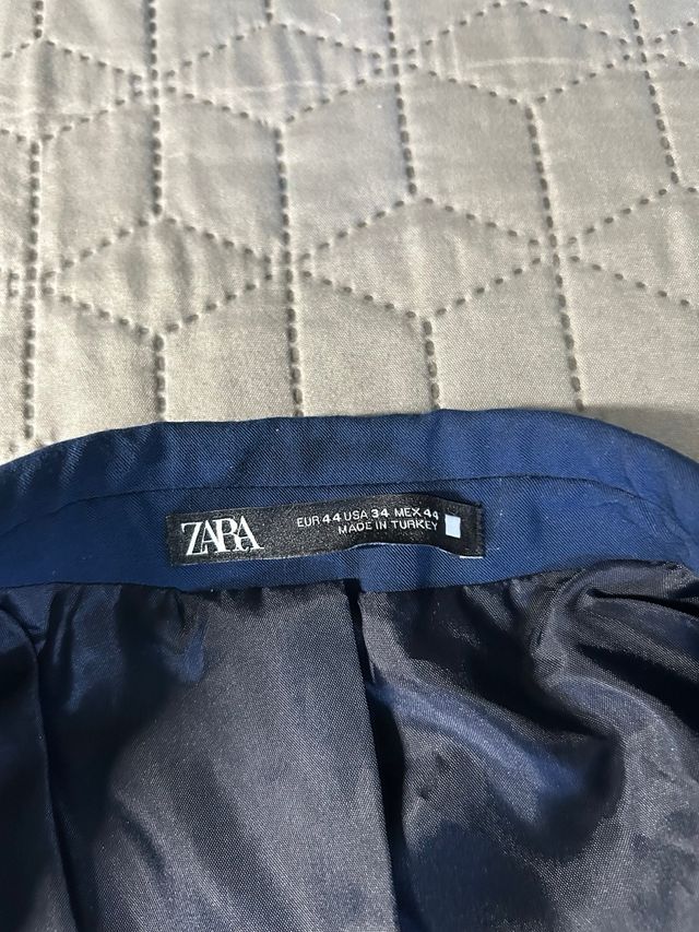 Traje azul Zara Slim Fit