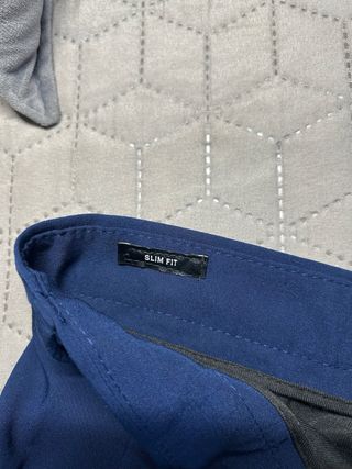 Traje azul Zara Slim Fit