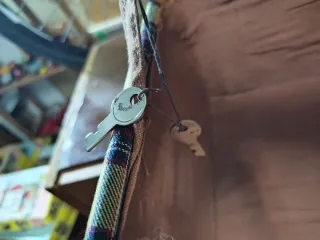 Maleta vintage estilo escocés