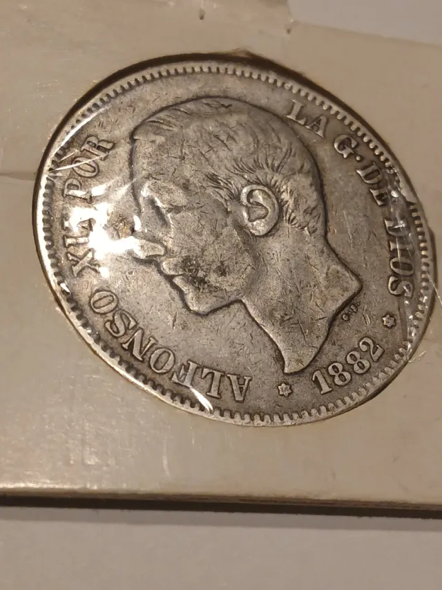 Lote 3 Monedas Duros de plata Alfonso XII y 13