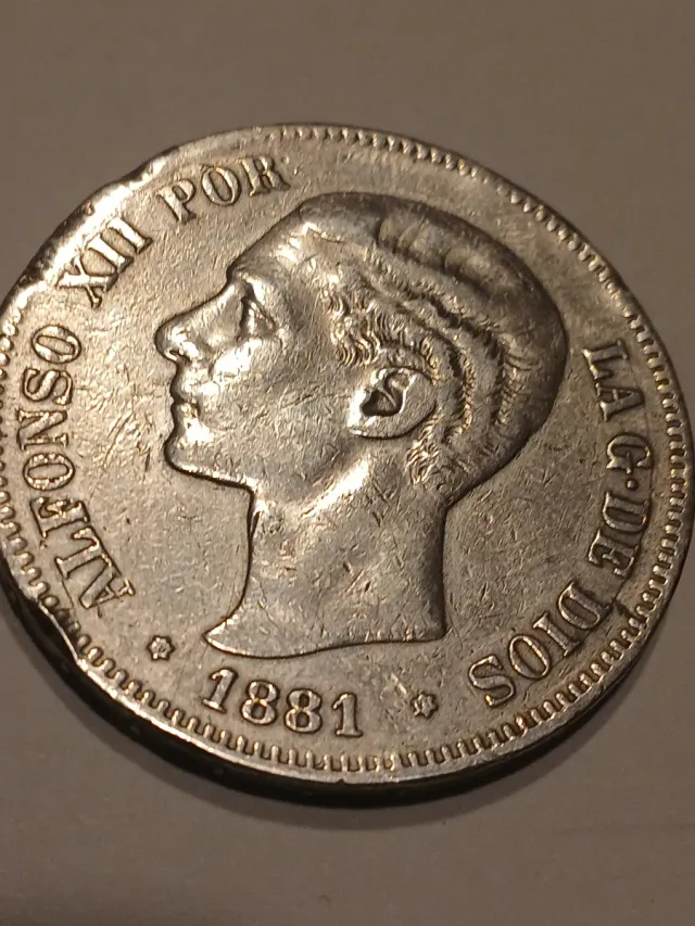 Lote 3 Monedas Duros de plata Alfonso XII y 13