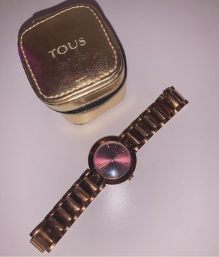 Reloj Tous Dorado Mujer con Estuche