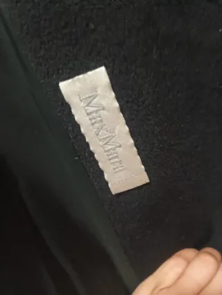 Abrigo Max Mara Negro