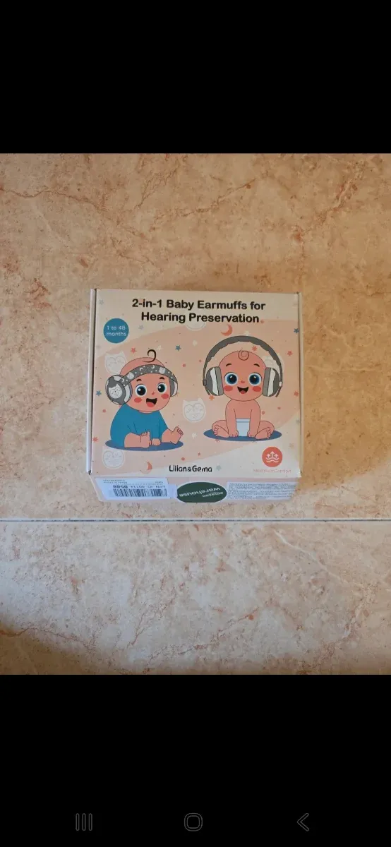 Cascos Antiruido Bebé Lilian&Gema 2 en 1