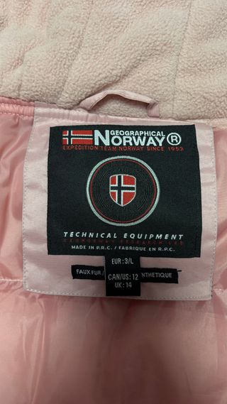 Cazadora Geographical Norway Rosa