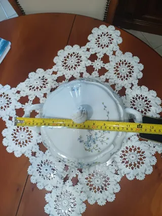 Zuppiera Bavaria in porcellana