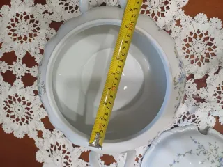 Zuppiera Bavaria in porcellana