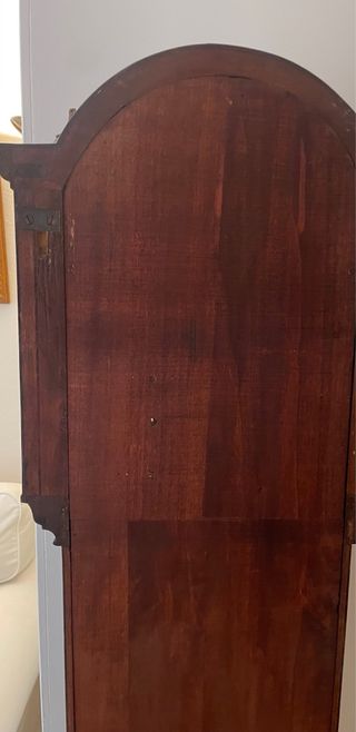 Reloj de pie madera TEMPUS FUGIT.