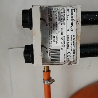 Quemador grande + bombona + conector