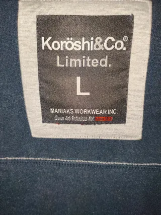 Chaqueta Koroshi&Co azul y gris