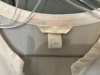 Camisa beige oversize H&M Talla 34