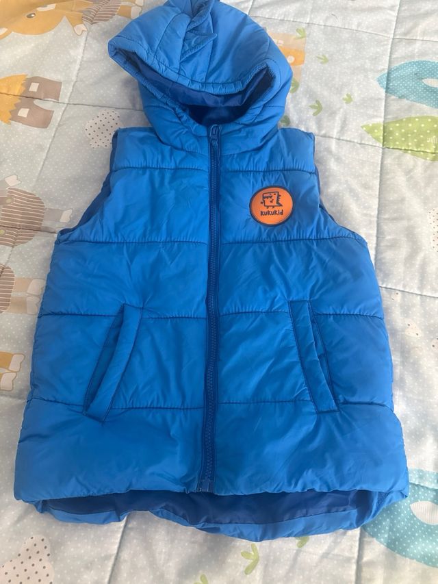 Chaleco niño Kukukid azul 116/122