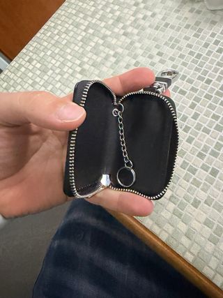 Portachiavi porta oggetti intrecciato