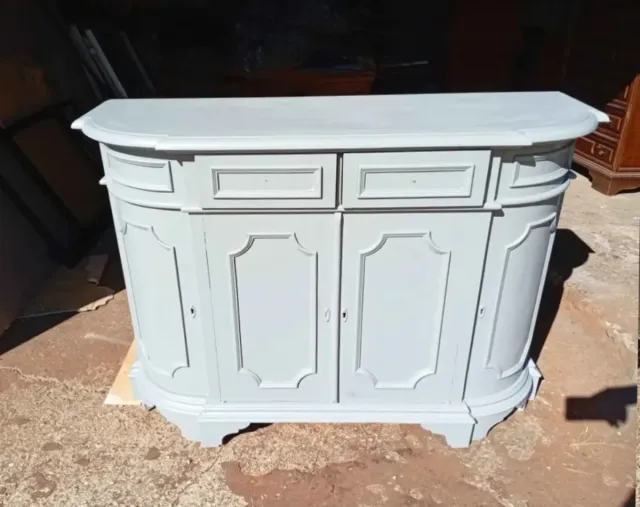 Mobiletto da sala restaurato in stile Shabby Chic