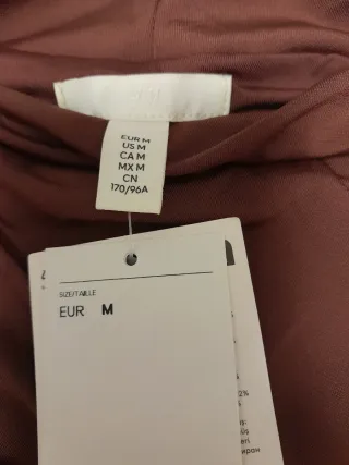 Vestido H&M marrón talla M