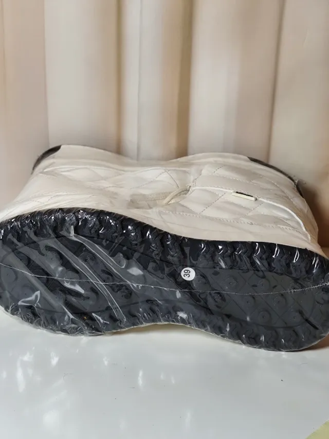 Botas de nieve Ulogu, color blanco, talla 39