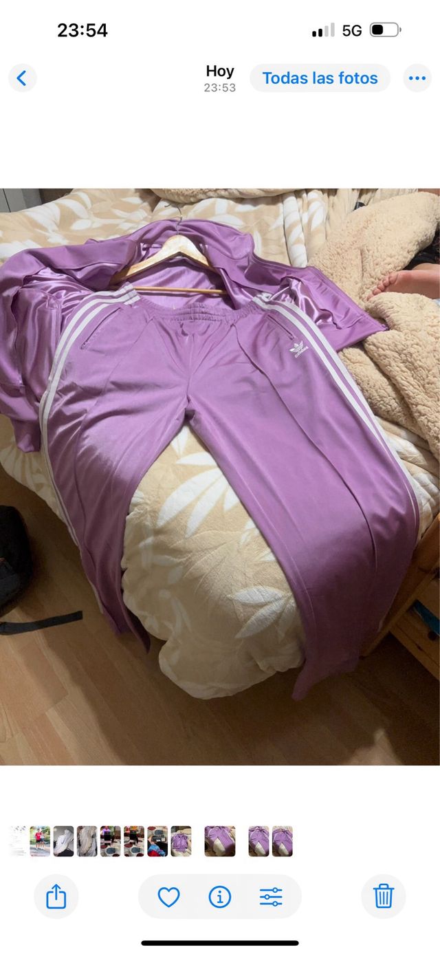 Conjunto Adidas Lila