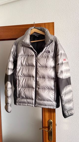 The North Face Abrigo Plumas Plata Negro