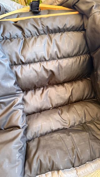 The North Face Abrigo Plumas Plata Negro