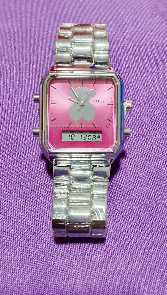 Reloj Fucsia Oso