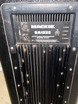 Altavoz Mackie SA1232 Negro/Plateado